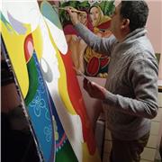 Pintura en tela y muralismo